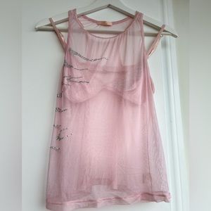 Roberto Cavalli Exclusive Top and Bra Set with Rhinestones XS/S